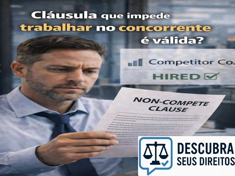 Cláusula que impede trabalhar no concorrente é válida? Entenda quando pode ser aplicada