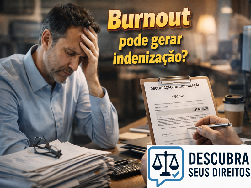 Burnout pode gerar indenização? Entenda quando isso pode acontecer