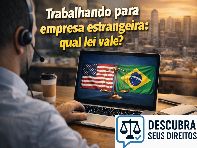 Trabalhando para empresa estrangeira: qual lei vale? Entenda como funciona