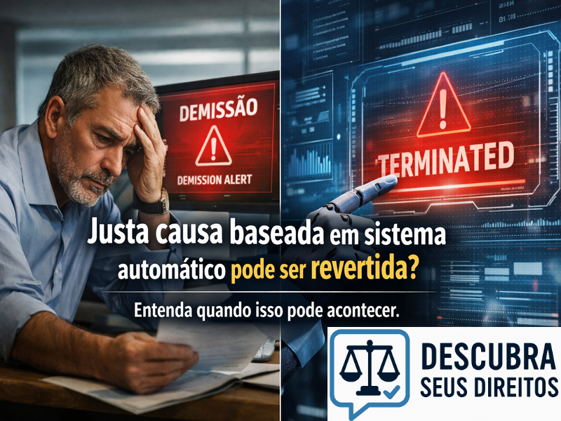 Justa causa baseada em sistema automático pode ser revertida? Entenda quando isso pode acontecer