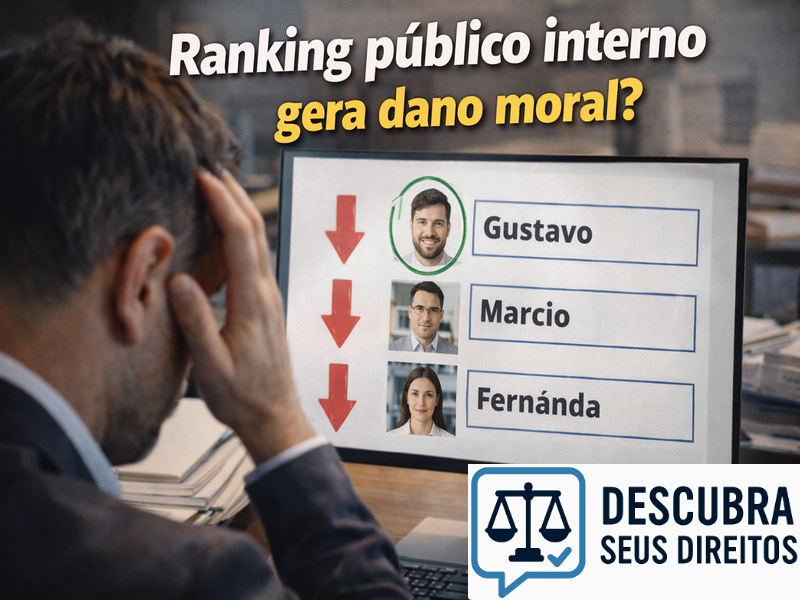 Ranking público interno gera dano moral? Entenda quando pode haver abuso
