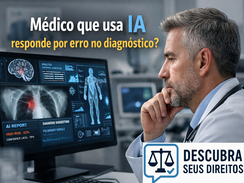 Médico que usa IA responde por erro no diagnóstico? Entenda os limites dessa responsabilidade