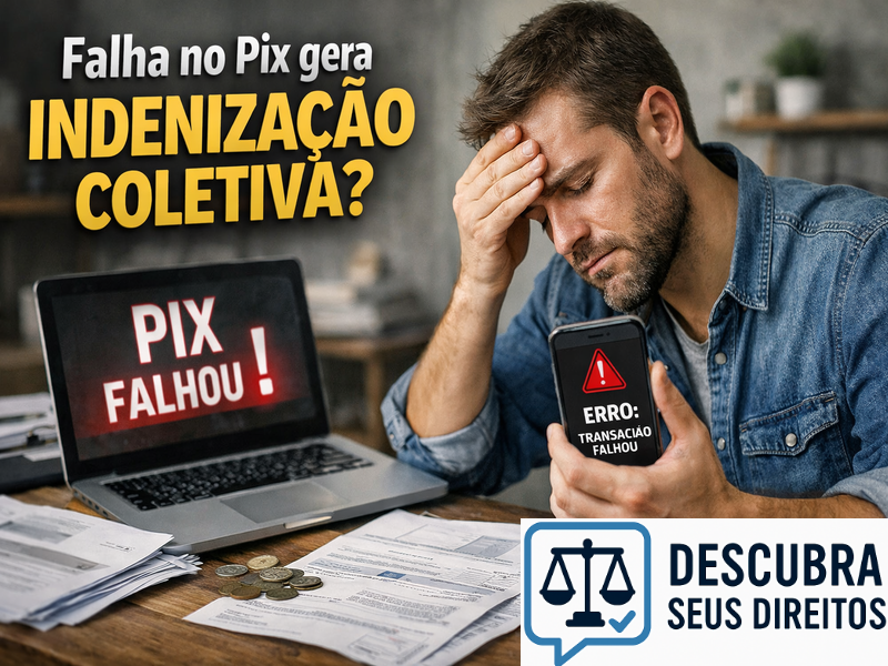 Falha no Pix gera indenização coletiva? Entenda quando isso é possível