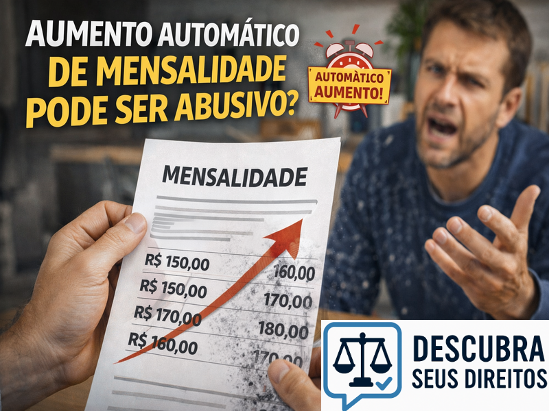 Aumento automático de mensalidade pode ser abusivo? Entenda quando isso pode acontecer