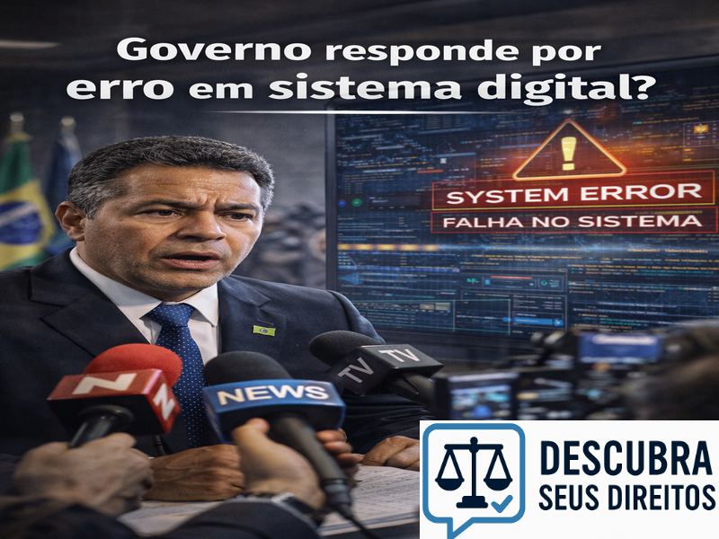 Governo responde por erro em sistema digital? Entenda quando pode haver responsabilidade