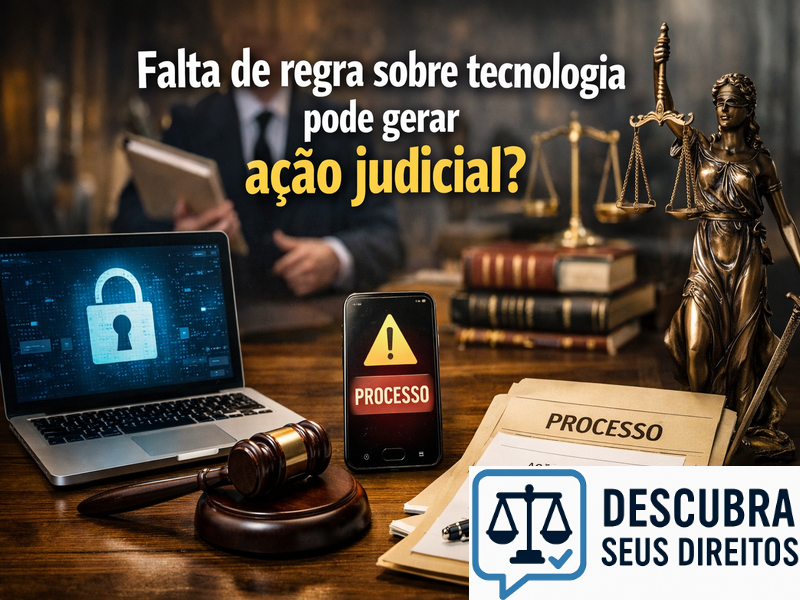 Falta de regra sobre tecnologia pode gerar ação judicial? Entenda como o direito lida com novas tecnologias