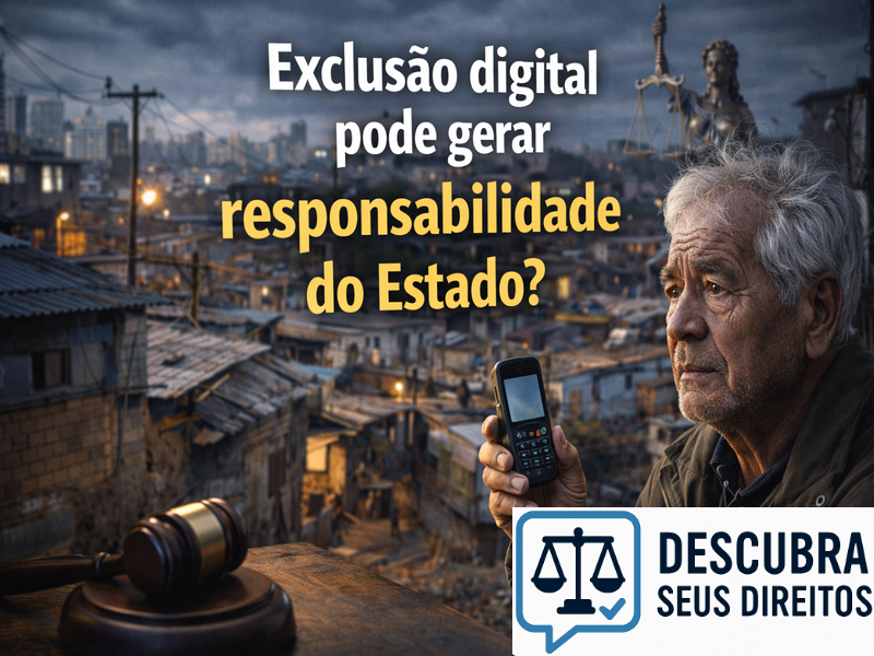 Exclusão digital pode gerar responsabilidade do Estado? Entenda quando isso pode ocorrer