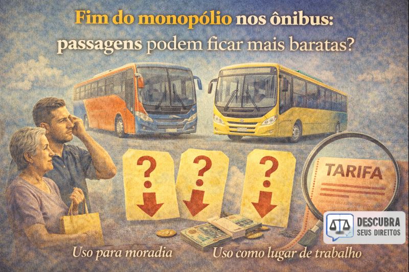Fim do monopólio nos ônibus: passagens podem ficar mais baratas?