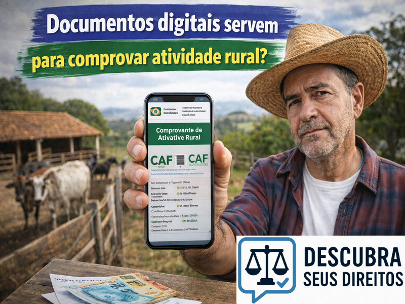 Documentos digitais servem para comprovar atividade rural? Entenda quando podem ser aceitos