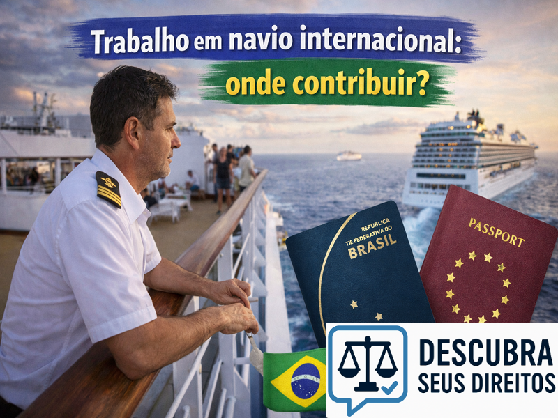 Trabalho em navio internacional: onde contribuir para a Previdência? Entenda como funciona