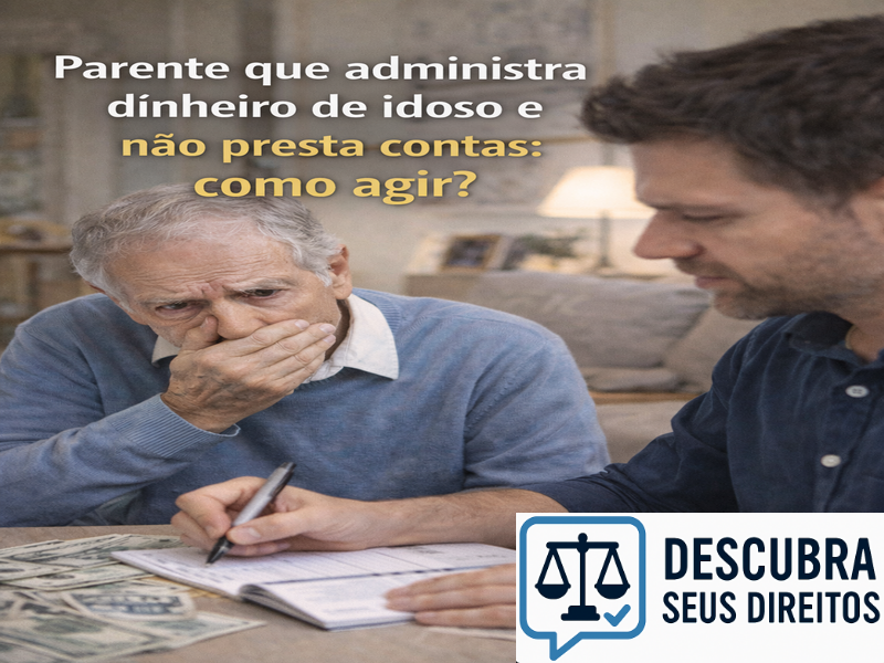 Parente que administra dinheiro de idoso e não presta contas: como agir? Entenda os caminhos possíveis