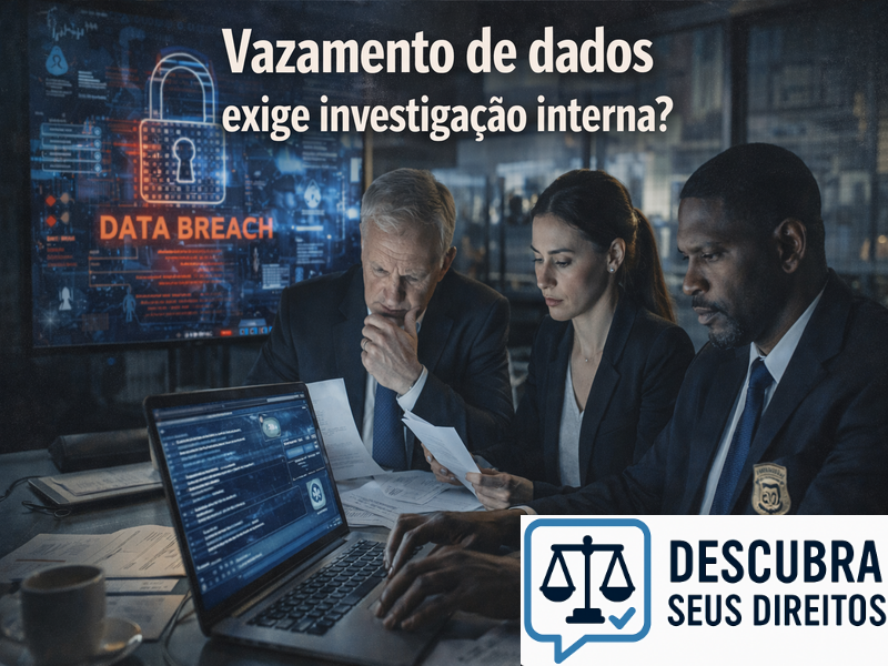 Vazamento de dados exige investigação interna? Entenda por que as empresas precisam apurar o incidente