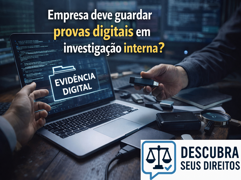 Empresa deve guardar provas digitais em investigação interna? Entenda a importância da preservação de evidências