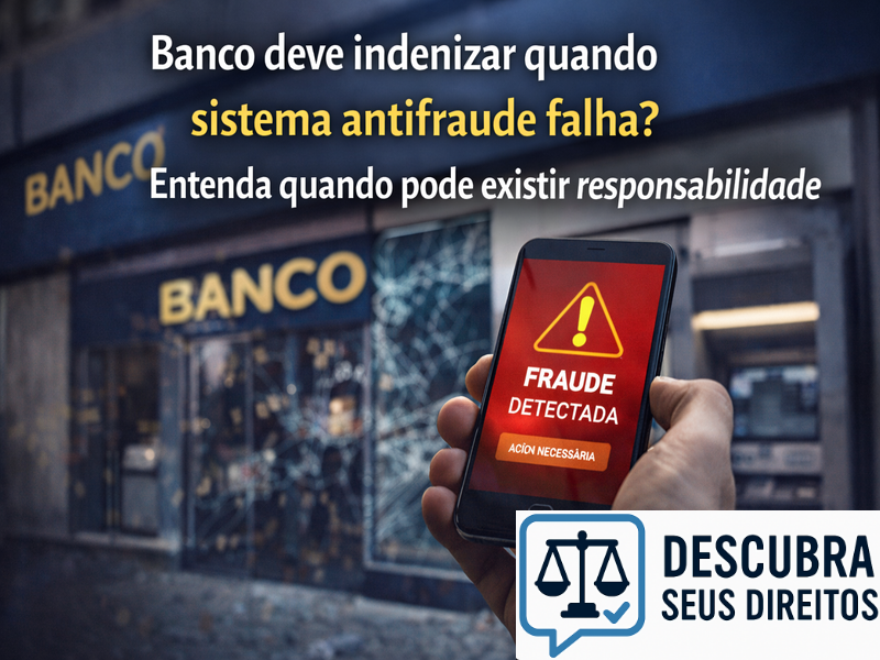 Banco deve indenizar quando sistema antifraude falha? Entenda quando pode existir responsabilidade