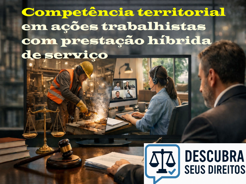 Competência territorial em ações trabalhistas com prestação híbrida de serviço