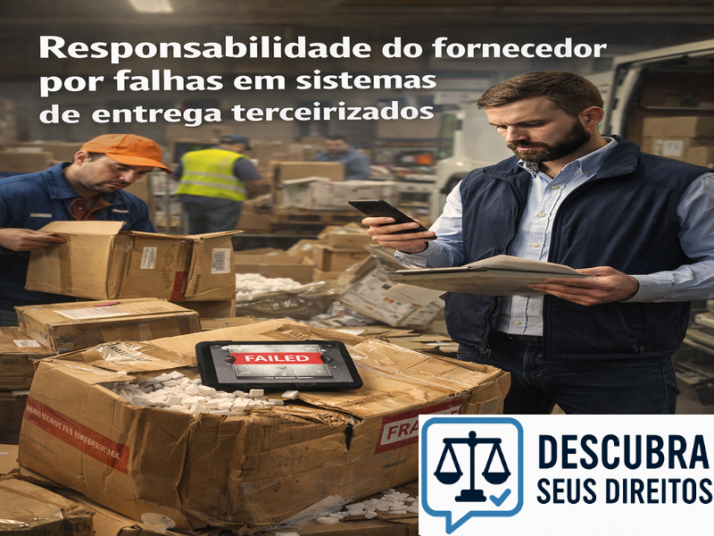 Responsabilidade do fornecedor por falhas em sistemas de entrega terceirizados