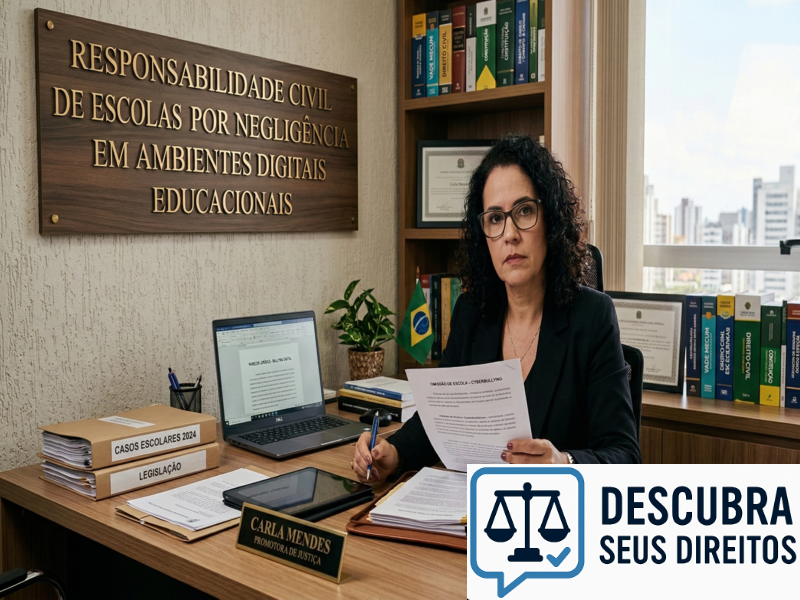 Responsabilidade civil de escolas por negligência em ambientes digitais educacionais