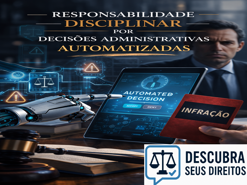 Responsabilidade disciplinar por decisões administrativas automatizadas
