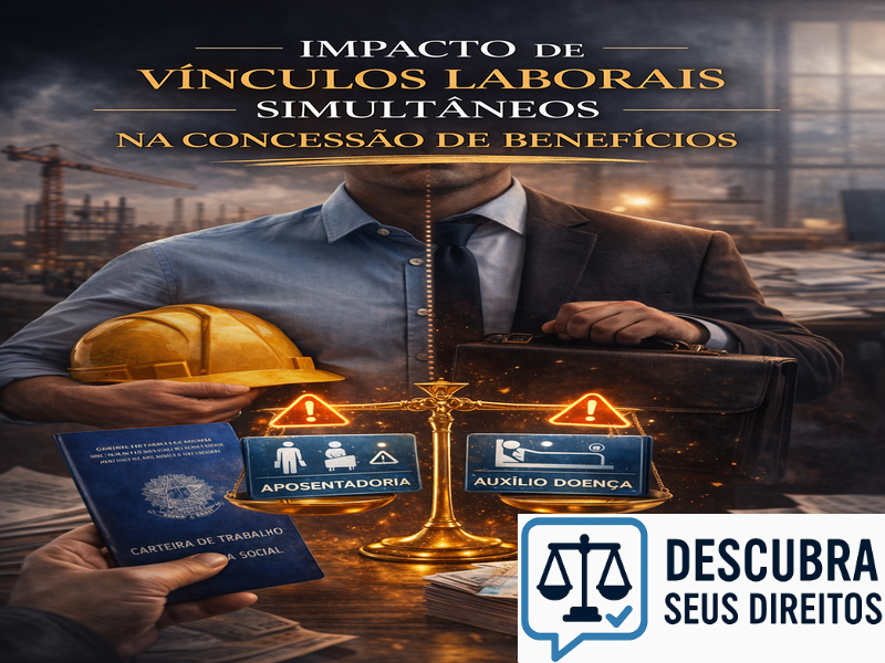 Impacto de vínculos laborais simultâneos na concessão de benefícios