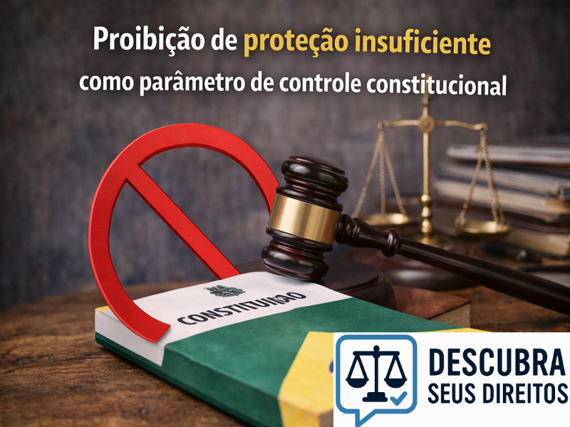 Proibição de proteção insuficiente como parâmetro de controle constitucional