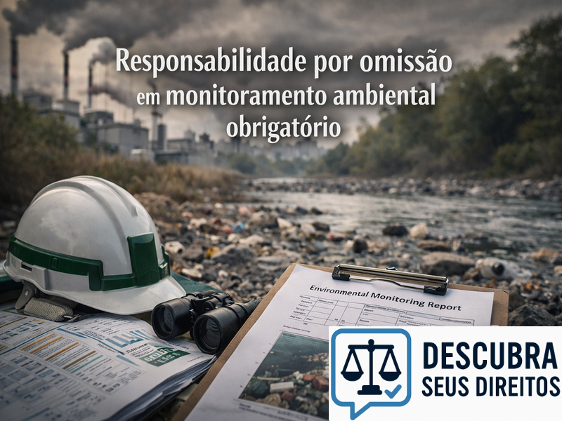 Responsabilidade por omissão em monitoramento ambiental obrigatório