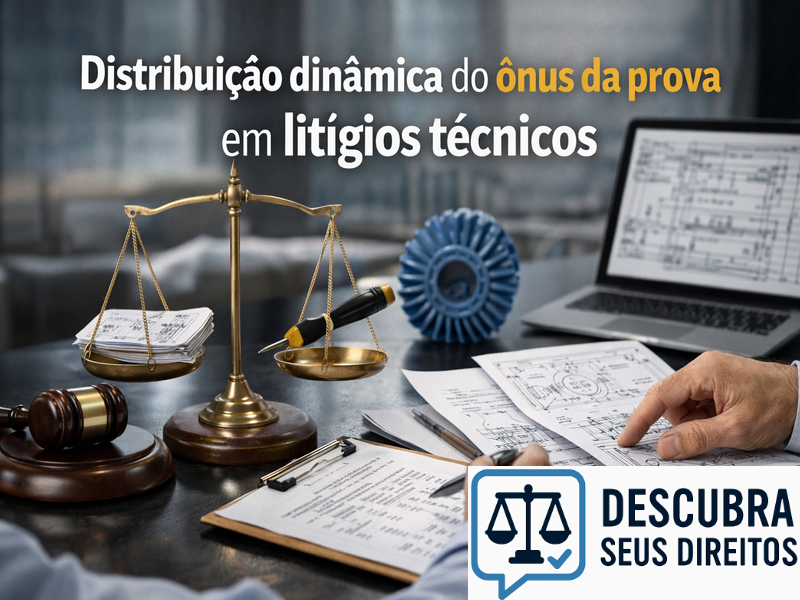 Distribuição dinâmica do ônus da prova em litígios técnicos