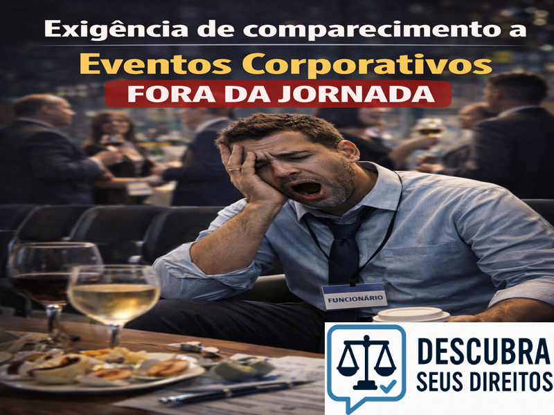 Exigência de comparecimento a eventos corporativos fora da jornada