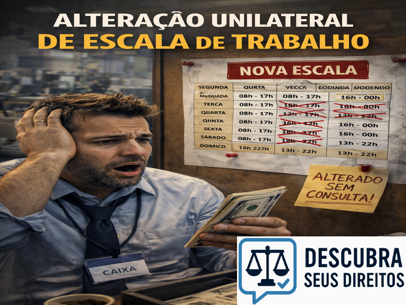 Alteração unilateral de escala de trabalho