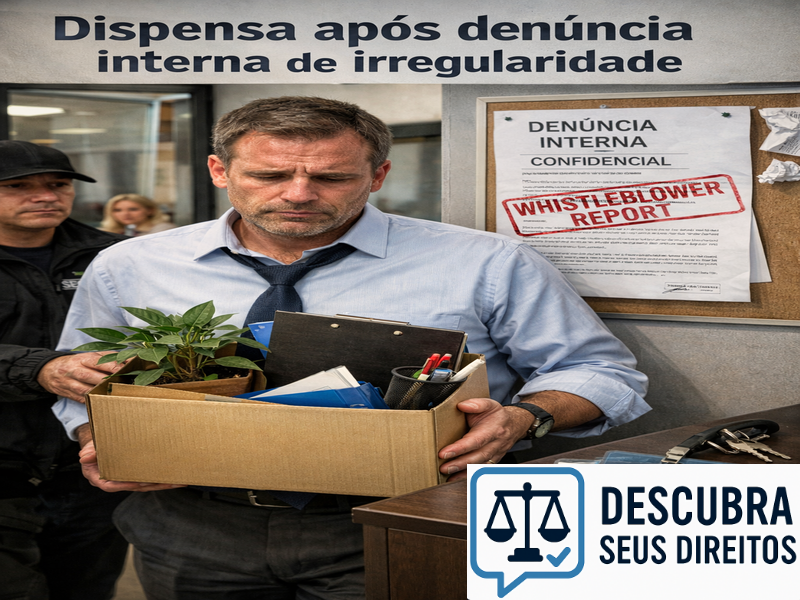 Dispensa após denúncia interna de irregularidade