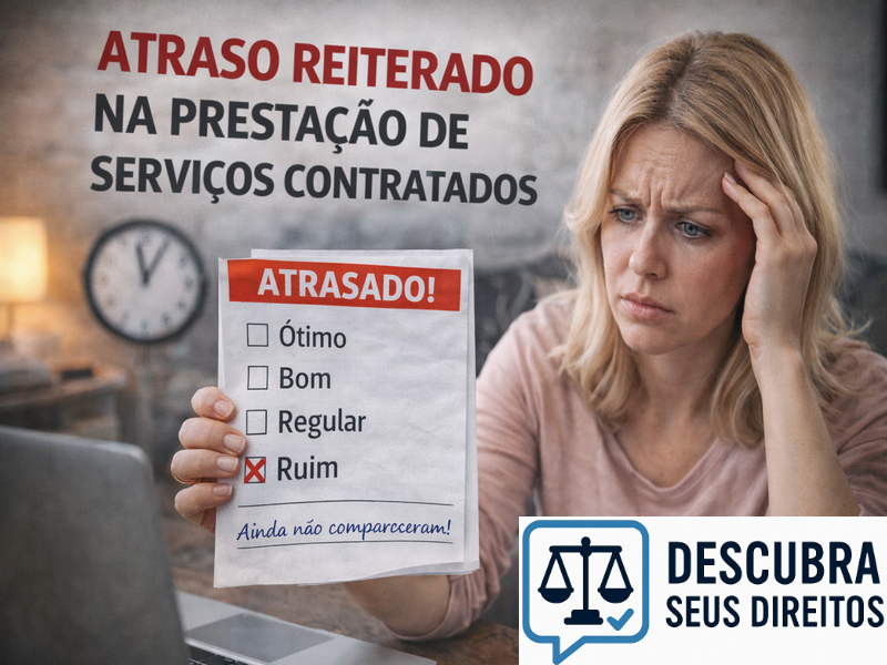 Atraso reiterado na prestação de serviços contratados