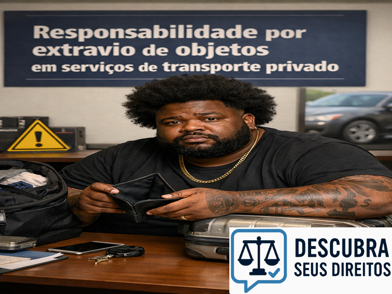 Responsabilidade por extravio de objetos em serviços de transporte privado