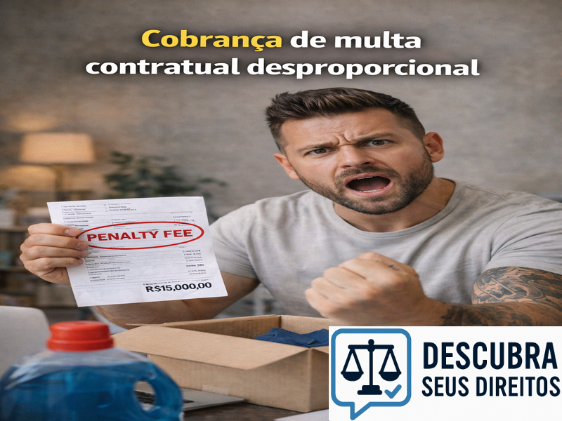 Cobrança de multa contratual desproporcional
