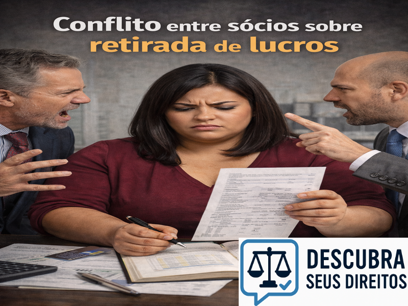 Conflito entre sócios sobre retirada de lucros