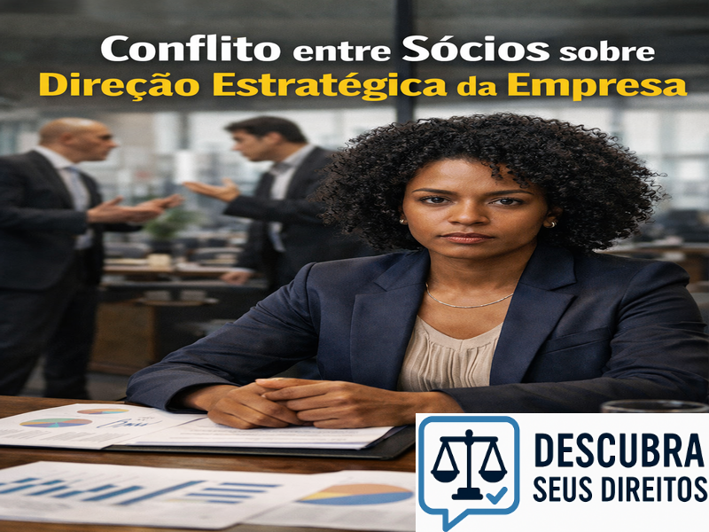 Conflito entre sócios sobre direção estratégica da empresa