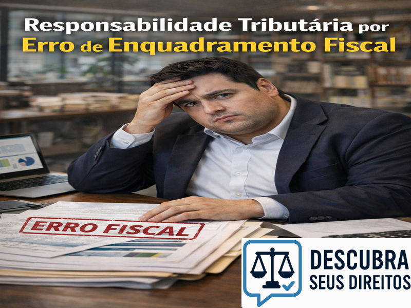 Responsabilidade tributária por erro de enquadramento fiscal
