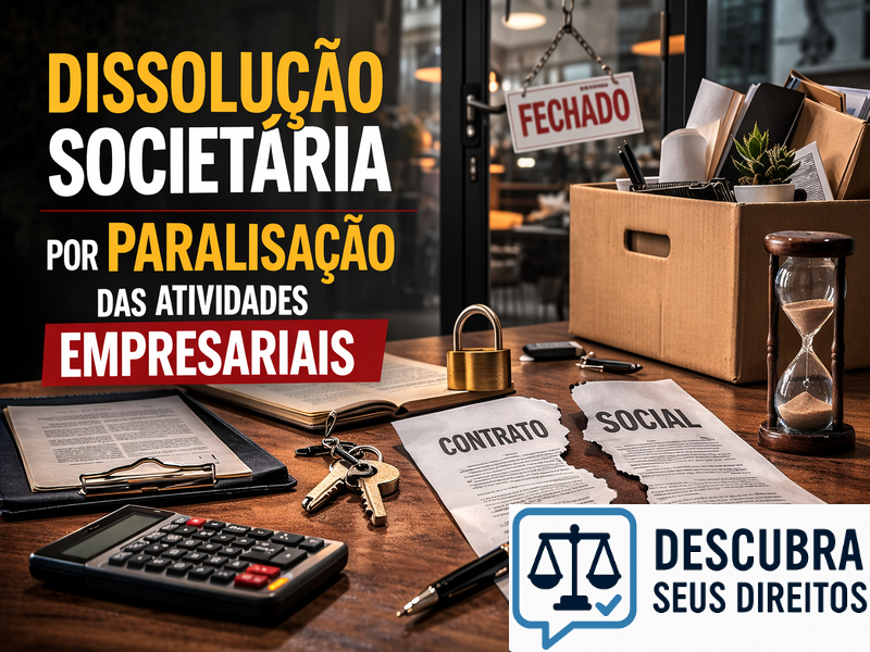 Dissolução societária por paralisação das atividades empresariais