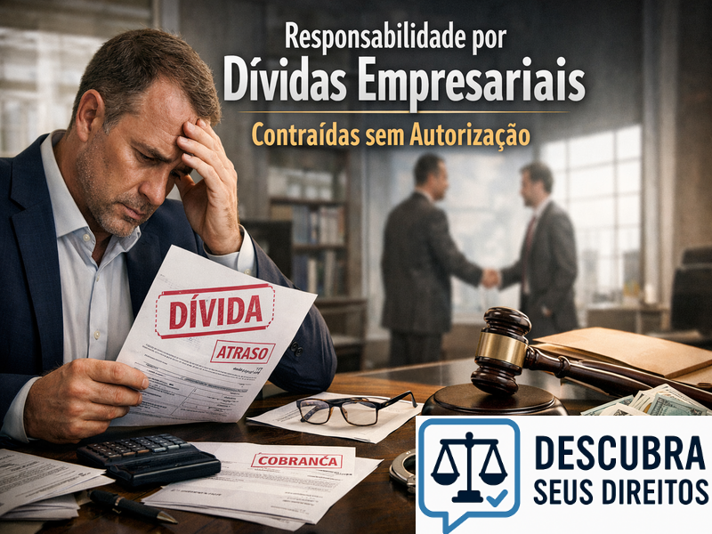 Responsabilidade por dívidas empresariais contraídas sem autorização