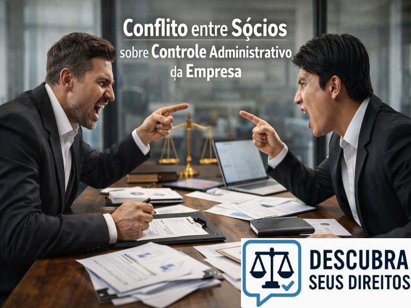 Conflito entre sócios sobre controle administrativo da empresa