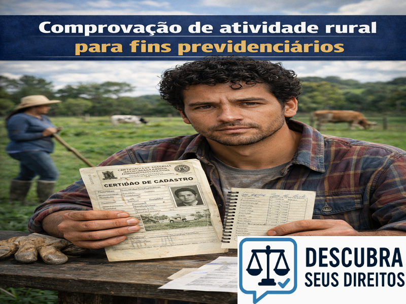 Comprovação de atividade rural para fins previdenciários