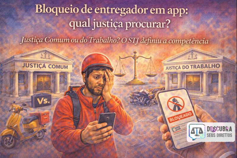 Bloqueio de entregador em app: qual justiça procurar?