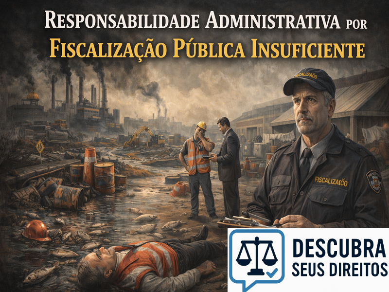 Responsabilidade administrativa por fiscalização pública insuficiente
