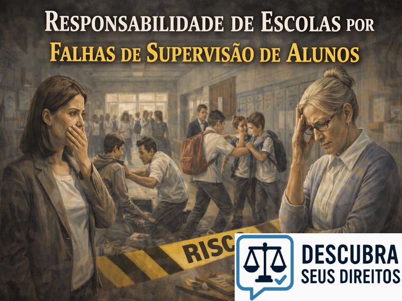 Responsabilidade de escolas por falhas de supervisão de alunos