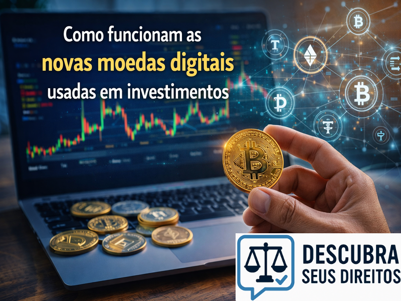 Como funcionam as novas moedas digitais usadas em investimentos