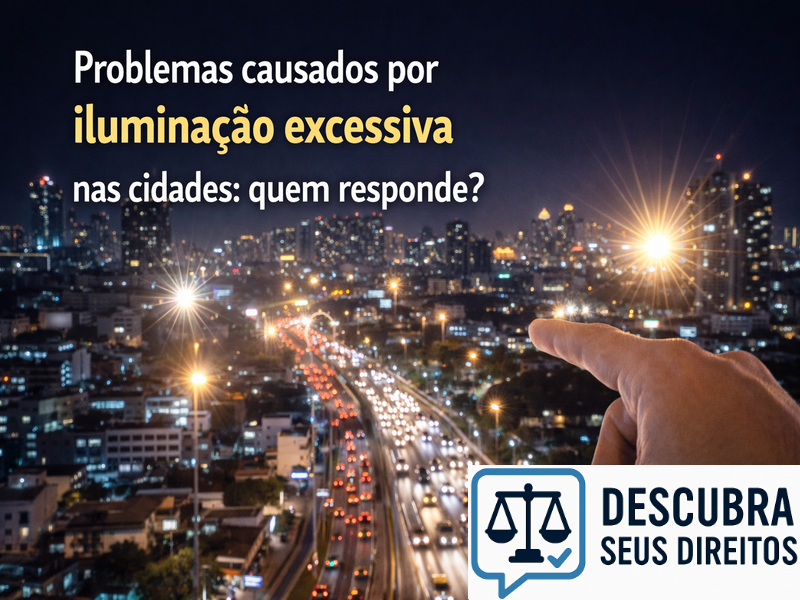 Problemas causados por iluminação excessiva nas cidades: quem responde?