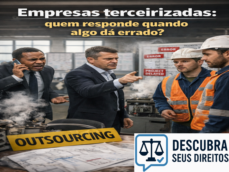 Empresas terceirizadas: quem responde quando algo dá errado?