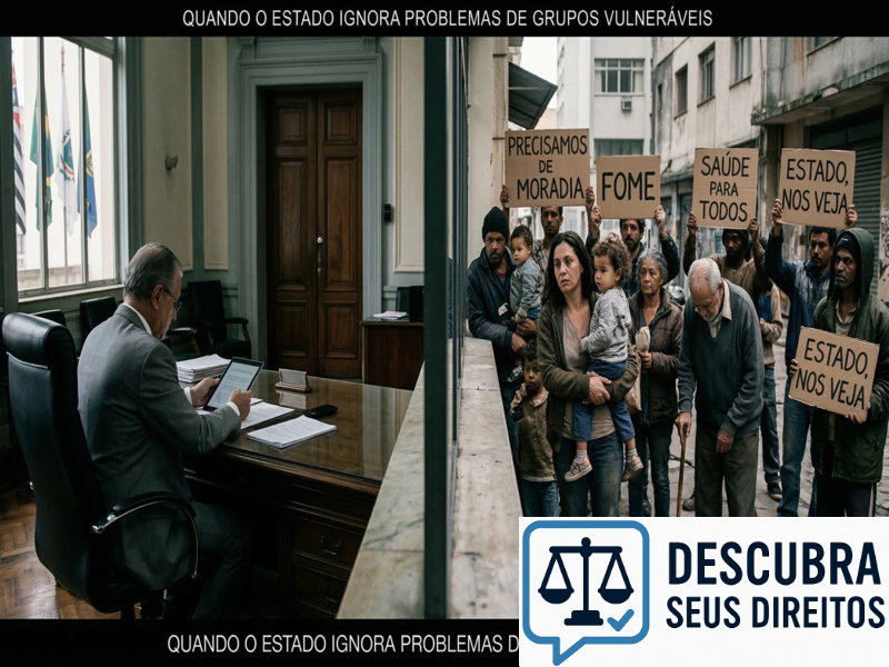 Quando o Estado ignora problemas de grupos vulneráveis