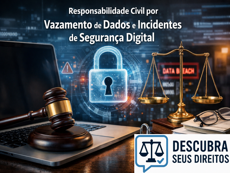 Responsabilidade civil por vazamento de dados e incidentes de segurança digital