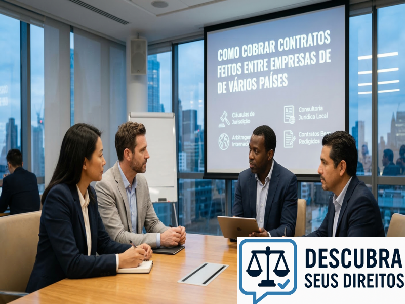 Como cobrar contratos feitos entre empresas de vários países