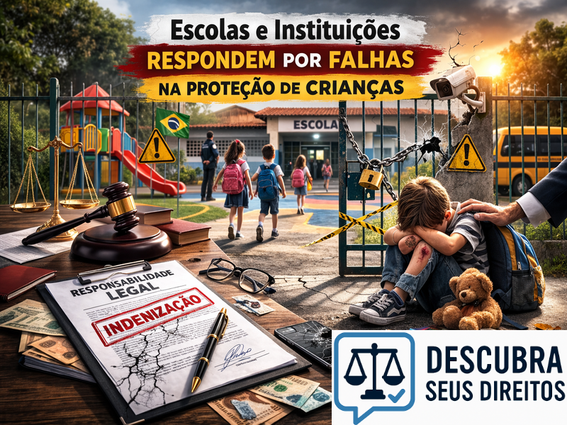 Escolas e instituições respondem por falhas na proteção de crianças
