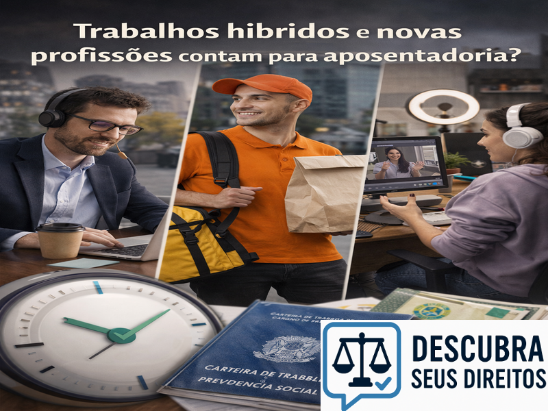 Trabalhos híbridos e novas profissões contam para aposentadoria?